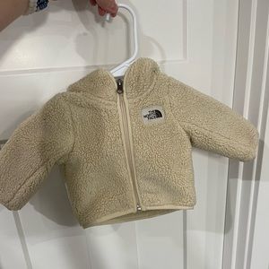 North face fleece infant zip up 3-6m
